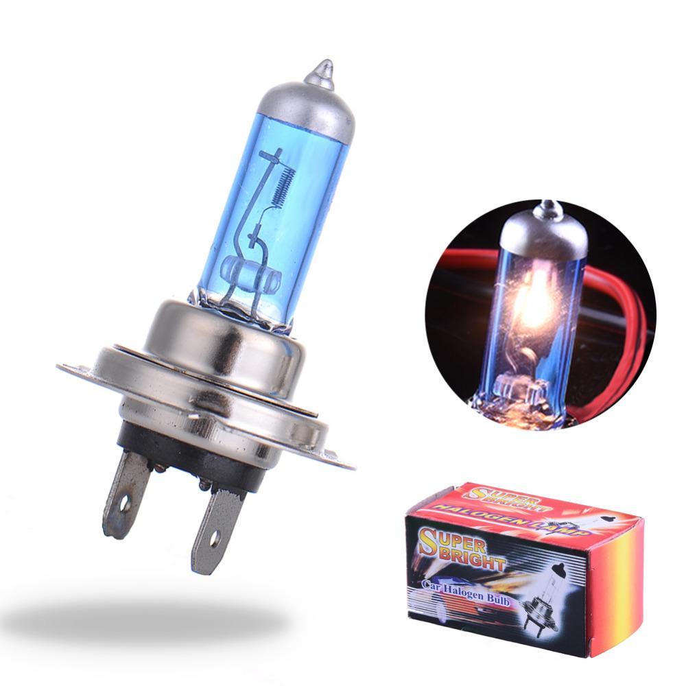 2pcs H7 12V 55W Halogen Bulbs Lights Car Headlights Bright 5000K White Fog Lamp Light Source for Audi,Toyota