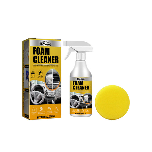 Car interior foam cleaner Water free decontamination Seat ceiling dashboard foam cleaner